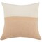 Edge Collections - 18" x 18" - Orange - Chevron Decorative Pillow with Zipper - 1 Piece